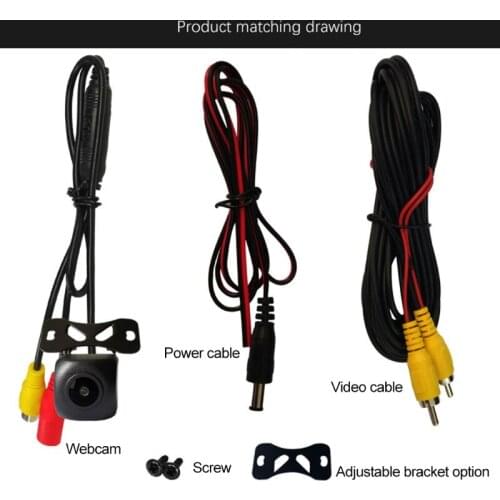 High-definition Starlight Night Vision Car AHD Navigation Rear View Reversing Camera for Universal Parking Assistance