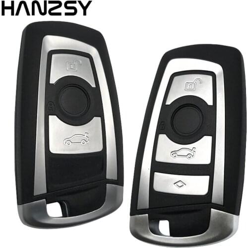4 Buttons Car Remote Key cover Case For BMW F Series 5 7 Series CAS4 System Smart Card Keyless Key Fob Shell Emergency blade