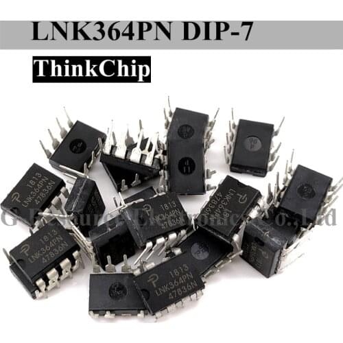 10pcs) LNK364PN DIP-7 Energy-Effi cient Off-Line Switcher IC LNK364P DIP7 LNK364 DIP