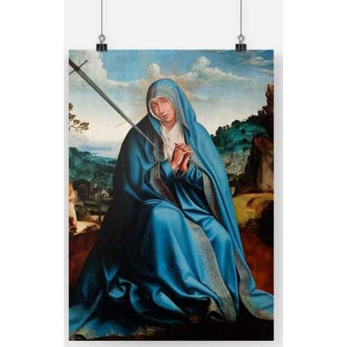 Our Lady of Sorrows Painting Canvas poster wall Art decor Living room Bedroom Study Home Decoration Prints