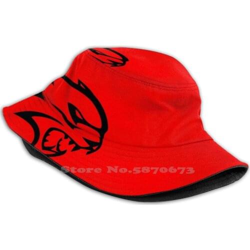 Unisex Fashion Women Men Breathable Bucket Hats Race Drag Race Power Turbo Car Charger Challenger Ram Viper Hellcat Srt