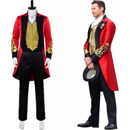 New The Greatest Showman P.T. Barnum Cosplay Costume Halloween Carnival Masquerade Magician Barnum Costume Ver. Two Custom Made