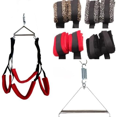 Manyjoy DELUX HANGING PLUSH Sex Swing 360 Spinning Swivel Swing for Couples
