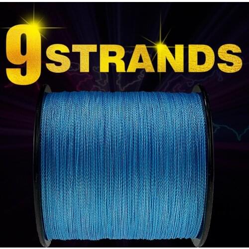Frwanf 100M 109Yards 9 Strands Japan Multifilament PE Braided Fishing Line Fishing Braided Wire for Carp Fishing Pesca