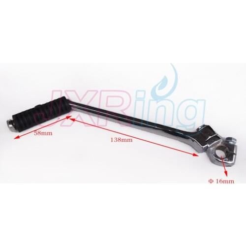 Motorcycle Kick Starter Lever 16mm For 140cc 150cc 160cc Chinese Pit Dirt Bike YX YCF SDG SSR Thumpstar CRF70 CRF50