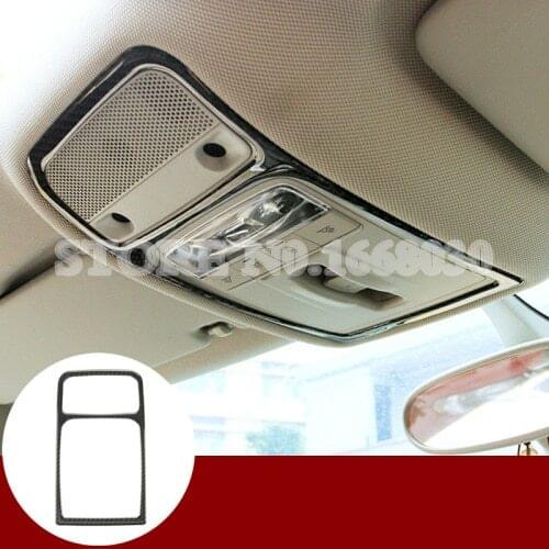 Carbon Fiber Inner Front Reading Light Trim Cover 1pcs For Audi Q3 8U 2012-2017 Car accesories interior Car decoration