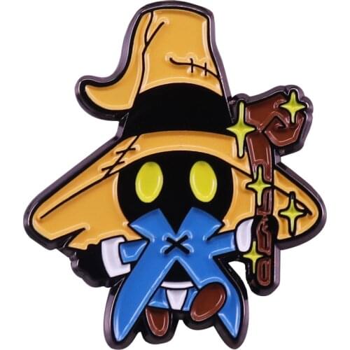 Vivi Final Fantasy Inspired Enamel Pin Classic Popular Japan game Badge Everyones favourite black mage