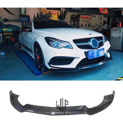 W207 High Quality Carbon Fiber Front Lip Splitter Car Styling For Merceders-Benz E Class W207 E200 E260 E350 Coupe 14-17