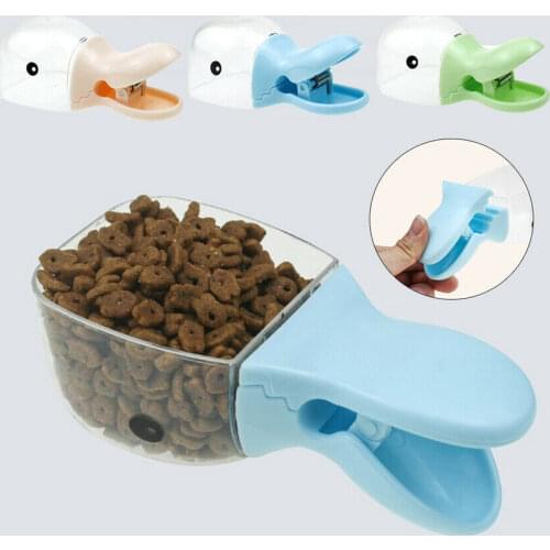 1Pc Pet Cat Dog Food Scoop Cute Cartoon Multi-Purpose Duckbilled Spoon Feeder Feeding Supplies