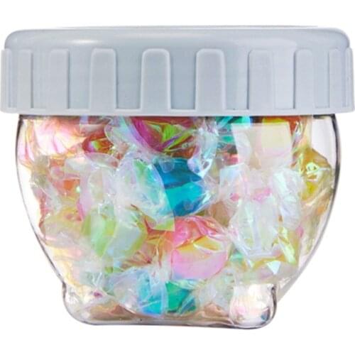 3 Pcs Portable Snacks Storage Jar Plastic Sealed Cans Spice Teas Beans Candy Preservation Food Storage Bottle Airtight