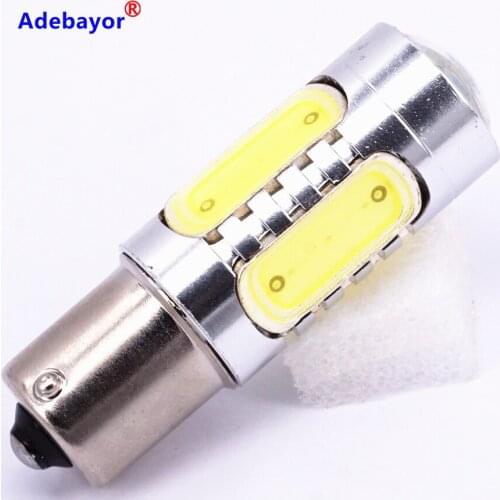 4x 1156 Ba15S P21W 7.5W COB Auto Car LED Lamps Tail Brake Headlight Fog Turn Signal Bulbs Back light parking