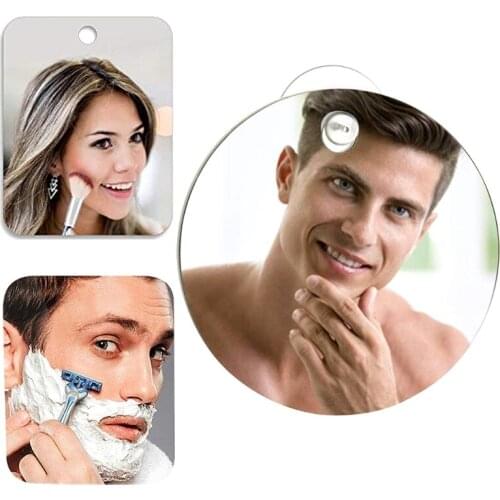Q1QD Anti-Fog Shower Mirror Bathroom Fogless Fog Free Shaving Mirror Washroom