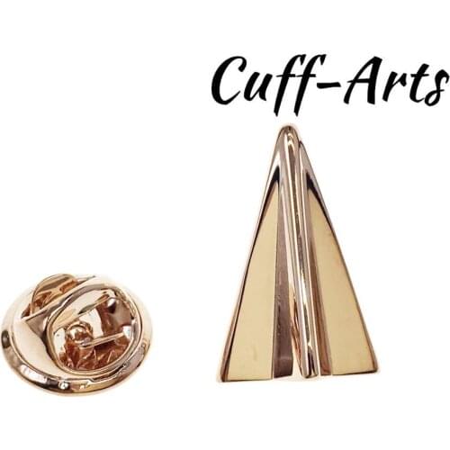 Brooch Lapel Pin For Men Badge Paper Plane Lapel Pin Rose Gold Badge Novelty Lapel Pin Brooches By Cuffarts P10314