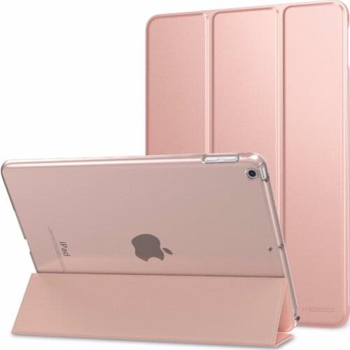 Case for iPad 9.7 2018/2017 Slim Lightweight Smart Shell Stand Cover with Translucent Frosted Back Protector for Apple iPad 9.7