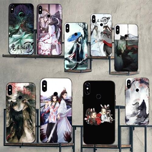 Mo dao zu shi anime Phone Case For Xiaomi Redmi note 7 8 9 t max3 s 10 pro lite Luxury brand shell funda coque