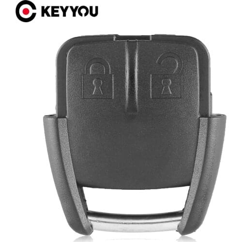 KEYYOU 2 Buttons Remote Key Case Shell Fits For CHEVROLET Spark Fob Replace Car Key Blank