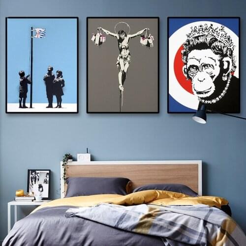 Home Decor Prints Painting Nordic Character Jesus Pictures Wall Artwork Modular Modern Style Canvas Poster Bedside Background