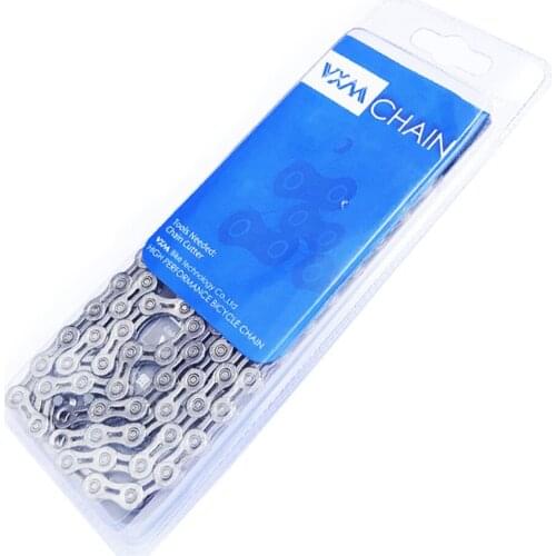 9/10/11 Speed MTB Road Bike Chain Mountain Bike Electroplated Silver Chain Variable Speed MTB Bicycle Accessories