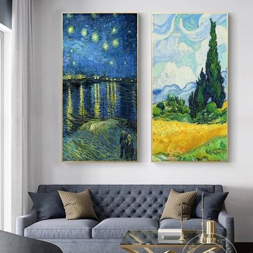 Van Gogh Works Pictures Poster Canvas Paintings And Prints Post-Impressionism Art Decoration Murals Home Living Room Wall Decor