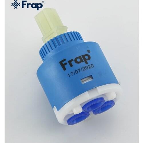 1PC 35mm Ceramic Cartridge Faucet Cartridge Mixer Low Torque Spindle Free Rotation Flat Base Faucet AccessoriesF51-3