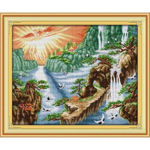 Cross Stitch Joy Sunday Cross Stitch Kit Oriental Painted Spots Joy Sunday Cross Stitch Kit Cross Stitch Patterns Embroidery Kit