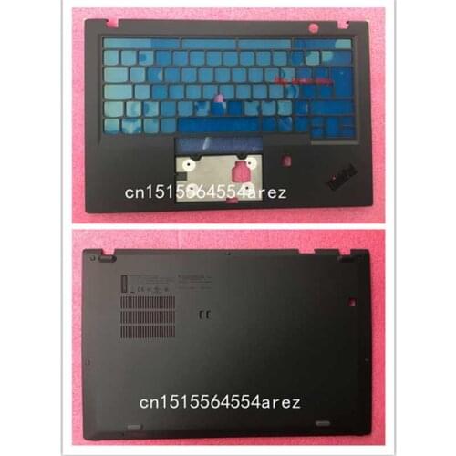 New and Original Lenovo Thinkpad X1 Carbon 6th TYPE 20KH 20KG Base Cover Bottom Case Palmrest Keyboard Bezel 01YR421 AM16R000800