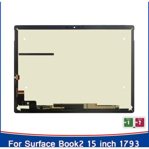 Original 15'' LCD Display For Microsoft Surface book 2 (1793) LCD Screen Touch Digitizer Panel Assembly LP150QD1-SPA1