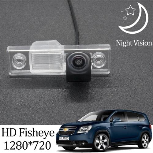 Owtosin HD 1280*720 Fisheye Rear View Camera For Chevrolet Orlando 2010 2011 2012 2013 2014 2015 2016 2017 2018 Car Monitor