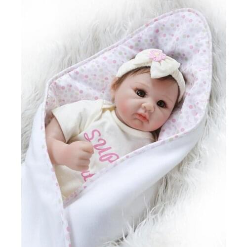 Boneca Bebes reborn Realista 22"55cm silicone reborn baby girl dolls toys for child real alive newborn princess toddler doll