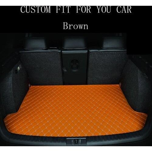 Special custom made Car trunk mats cargo Liner for Toyota Camry Corolla RAV4 Mark X Verso FJ car-styling leather Anti-slip carpe