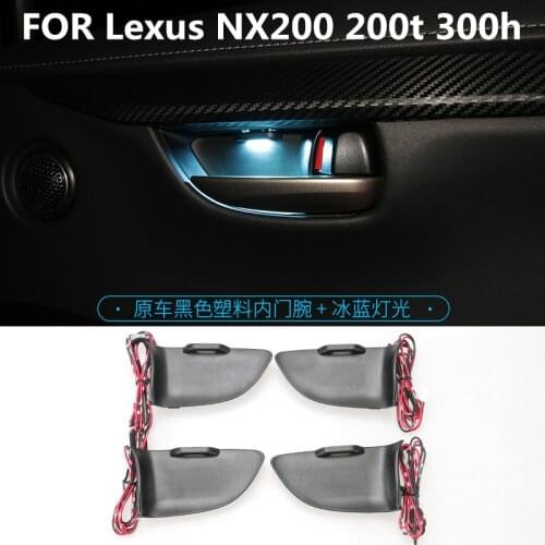 Car atmosphere light LED FOR Lexus NX200 200t 300h interior door handle decoration light modification