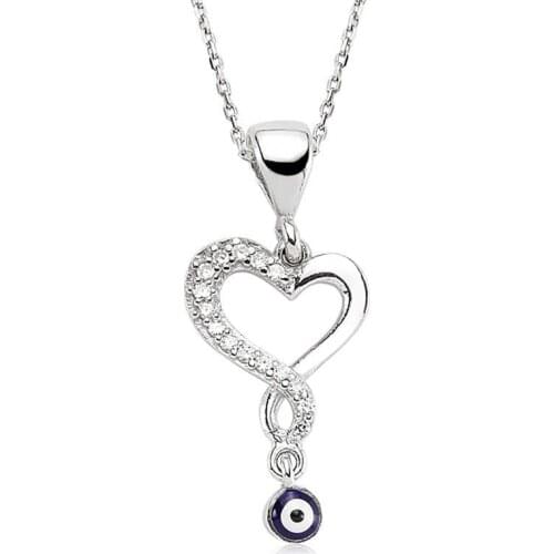 Tevuli 925 Sterling Silver The Genres Change Lady heart pendant