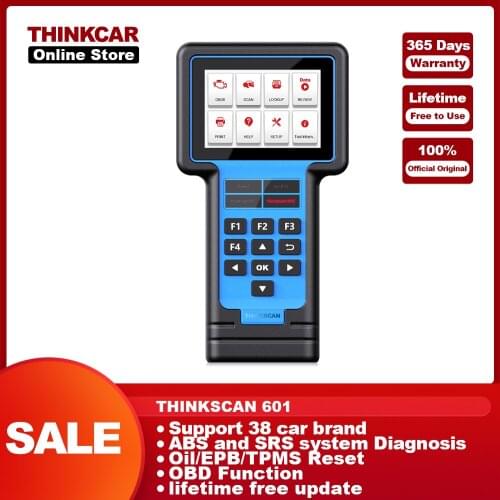 THINKCAR Thinkscan 601 Car Diagnostic Tool OBD2 Code Reader ECM/ABS/SRS Car Scanner Automotivo Oil/TPMS/Brake/SAS Reset