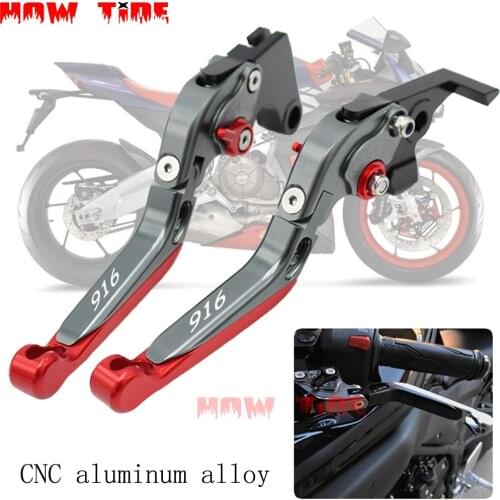 For Ducati 916/916SPS UP TO 1998 CNC Extendable Foldable Motorcycle Brake Clutch Levers