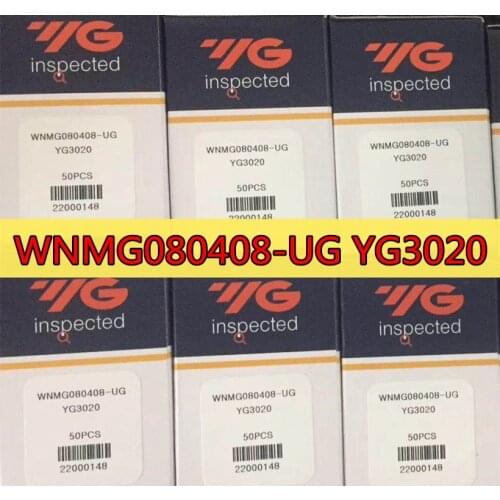 WNMG080404-UF YG3020 WNMG080408-UG YG3020 WNMG080412-UR YG3020 100% original YG Carbide insert Processing: steel