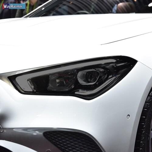 Car Headlight Protective Film Transparent Black TPU Sticker For Mercedes Benz CLA Class C118 2020 CLA45 AMG CLA250 Accessories