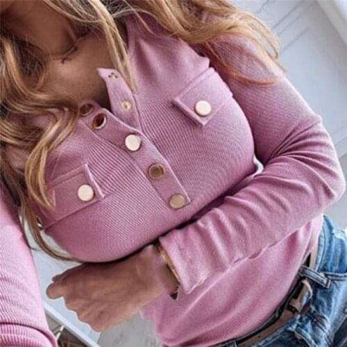2021 Cotton Women Spring O Neck Pullover Long Sleeve T Shirt Loose Leisure Buttons Feminina Tee Female Tops Plus Size S-5XL