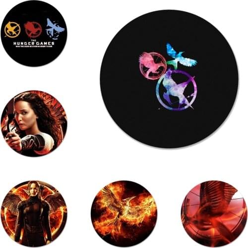 The Hunger Games Movie Logo Icons Pins Badge Decoration Brooches Metal Badges For Backpack Decoration