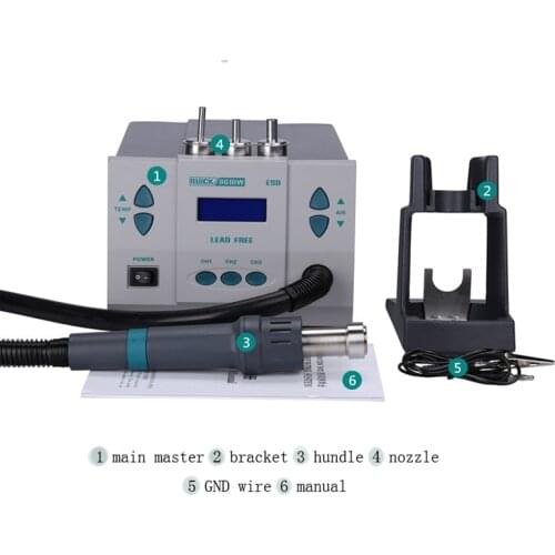 861DW original Quick Solder Station Quick 861DW repair tool quick 861 dw de smd solder station for iPhone Samsung Huawei phone