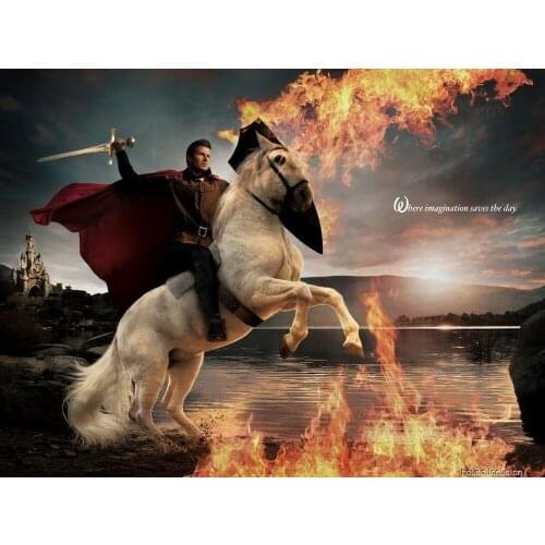 Diy Diamond Painting Journey 40*50cm Cross Stitch round Diamond Full Drill Rhinestone Crystal Resin Home Decor