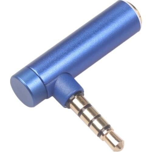 3.5mm Male to Female Audio Adapter, 90 Degree Stereo Jack Plug Compatible with Devices with 3.5mm Interface