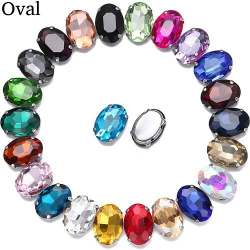 Multi Size D Claw four Claws Crystals Glass Sewing Rhinestone Srass Non Hotfix Rhinestone Garment Design Rhinstones For Clothes