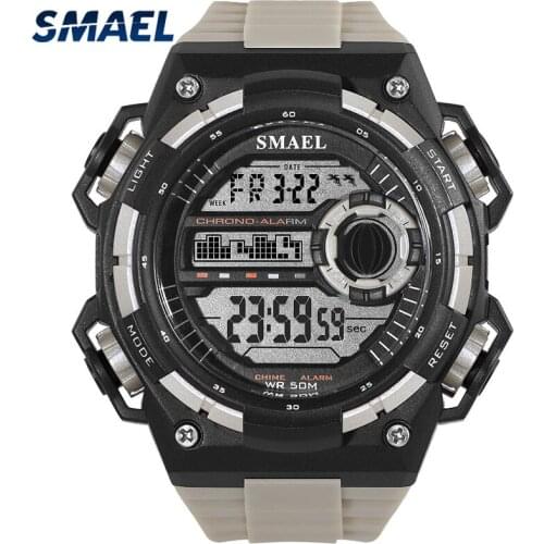 SMAEL Mens Watches Montre Homme Luxury Brand Men Sport Military Watch Date Quartz Waterproof Wristwatch Mens 1438B Reloj Hombre