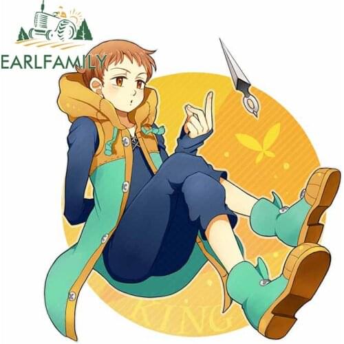EARLFAMILY 13cm x 12.8cm For Seven Deadly Sins Fine Decal Refrigerator Car Stickers Waterproof Vinyl Material Custom Printing