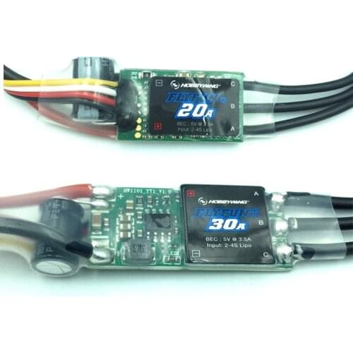 Hobbywing FlyFun 20A/30A MINI V5 2-4S Electric Speed Control ESC for RC Aircraft Multicopter Fpv Airplane Helicopter Drone