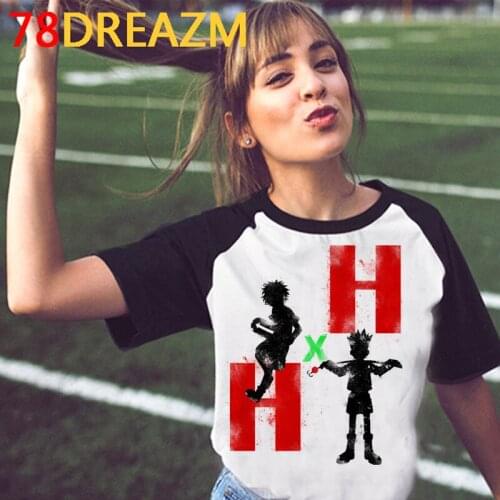 Hunter x Hunter clothes tshirt male aesthetic vintage harajuku print plus size clothes t shirt harajuku