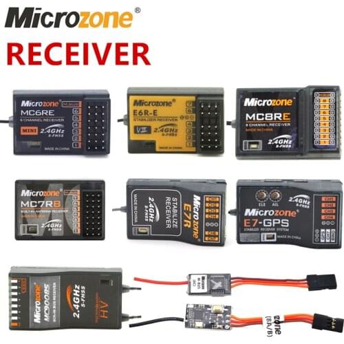 MicroZone MC6RE MC7RB MC6C E6R-E MIni Receiver 6CH for MicroZone MC6C 2.4G 6CH controller transmitter for RC Airplane Drone