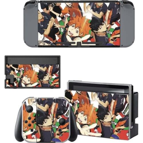 Anime HaiKyuu Nintendo Switch Skin Sticker NintendoSwitch stickers skins for Nintend Switch Console and Joy-Con Controller Vinyl