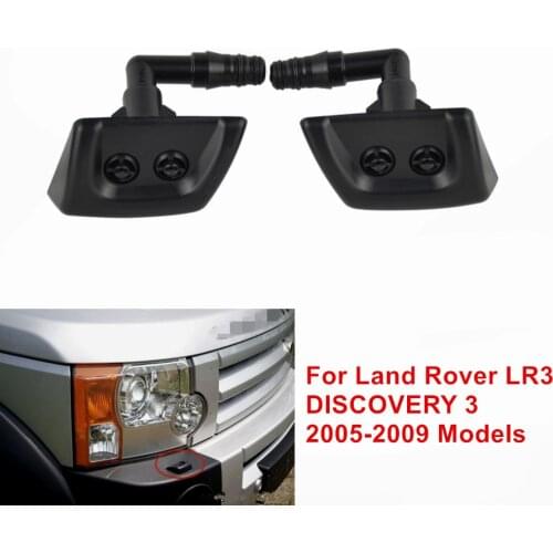 L/R Headlight Headlamp Washer Nozzle Cylinder Spray Lift Cleaning Jet For LandRover DISCOVERY 3 2004 2005 2006 2007 2008 2009
