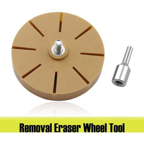 New Decal Removal Eraser Wheel Heavy Duty Rubber Eraser Wheel Pinstripe, Adhesive Remover, Vinyl Decal, Graphics Removal Tools